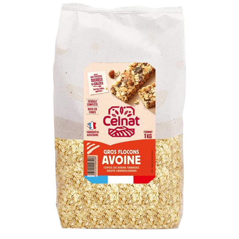 Gros flocons d'avoine - France 1kg