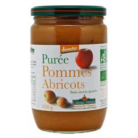Puree pomme abricot 630g