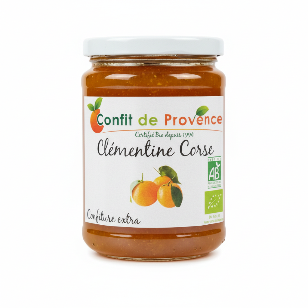 CONFIT DE PROVENCE -- Confiture clementine corse