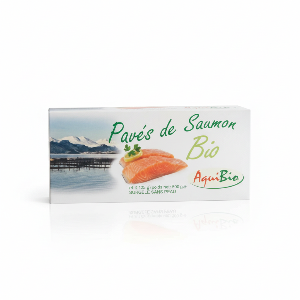 5 . pavés de saumon 4x125g