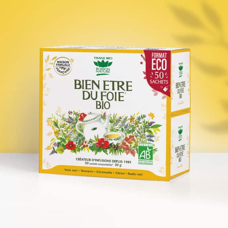 ROMON NATURE -- Infusettes bien etre du foie  x50sachets