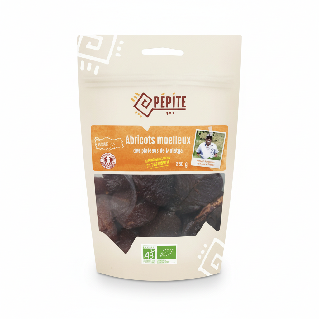 PEPITE -- Abricots secs moelleux 250g