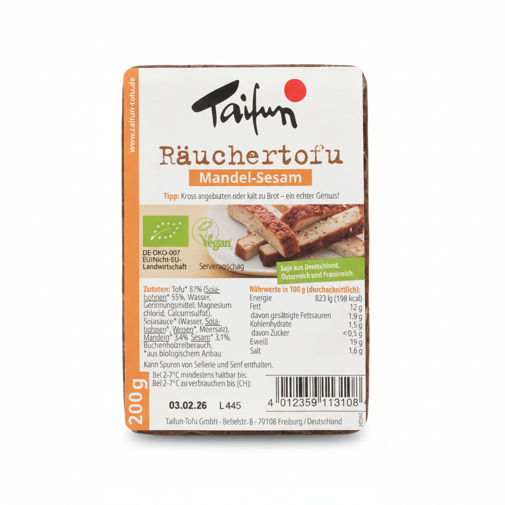 Tofu fume amandes/sesame