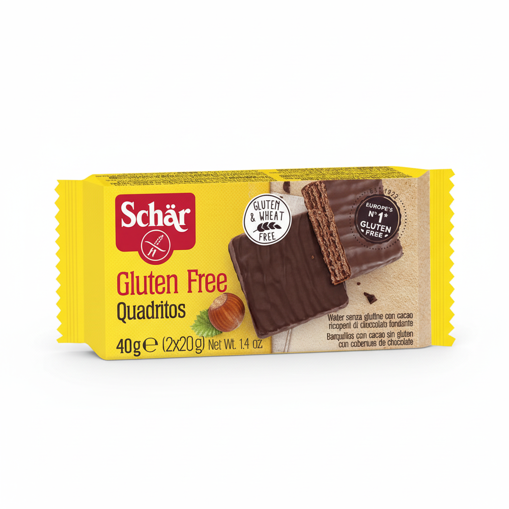 Quadritos gaufrette choco