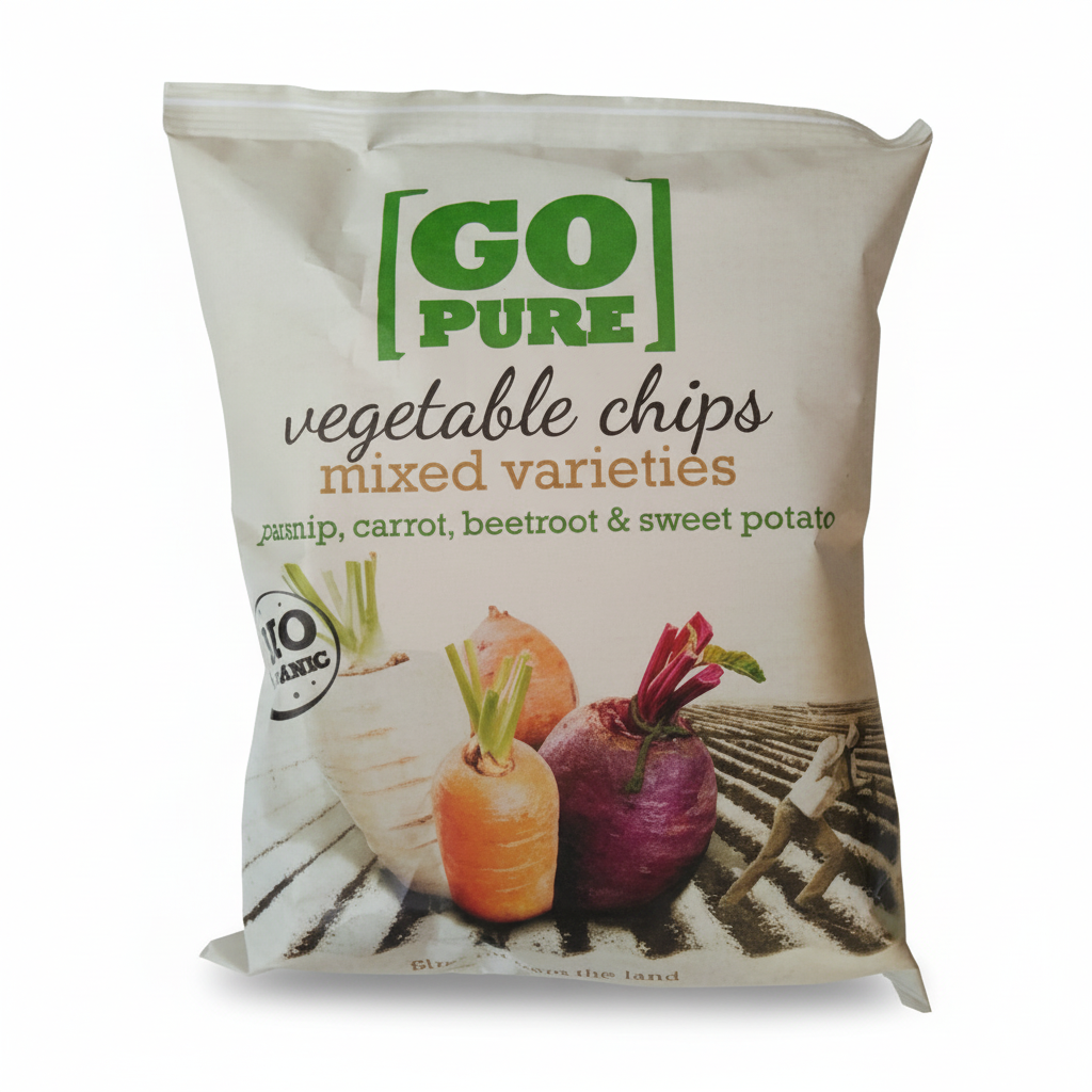 Chips de légumes panais carotte