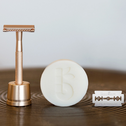 Coffret de rasage édition or rose - 2