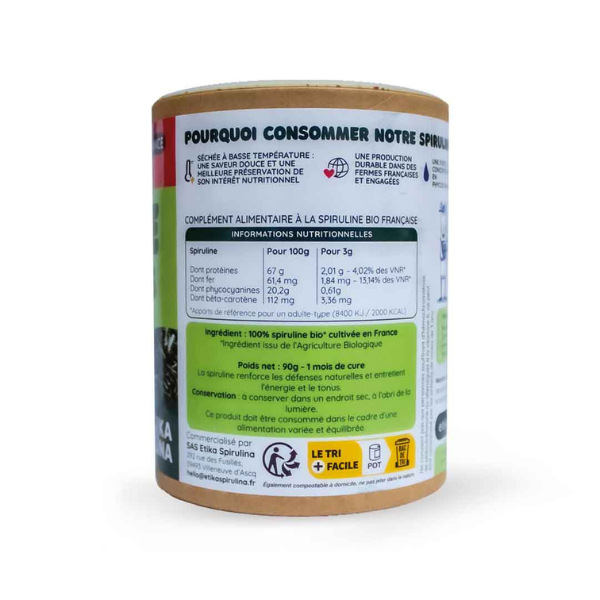 Spiruline bio en paillettes - 3